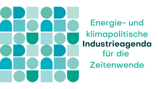 Epico Kreislaug und Titel des Papiers Energie- und klimapolitische Industrieagenda für die Zeitenwende