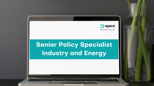 Senior Policy Specialist Industry and Energy